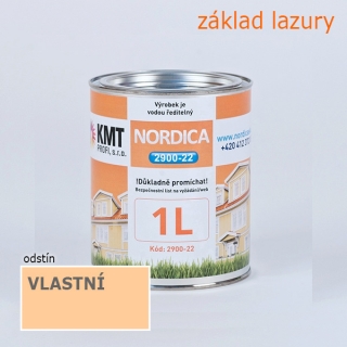 Teknos Nordica 2900-22 základ (vlastní) na dřevo 1,00 L